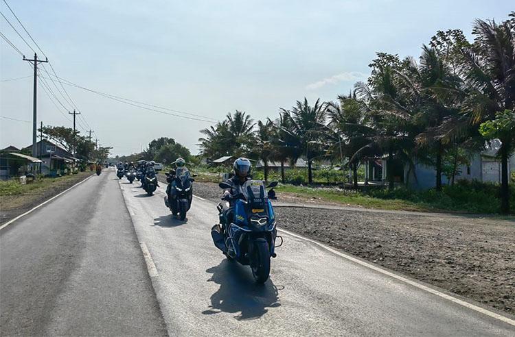 Singgah di Yogyakarta, 22 Mantan Pembalap Nasional Touring Jakarta-Bali