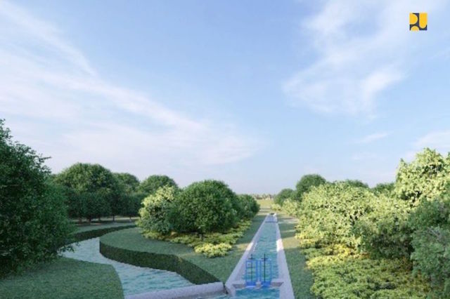 title Pasok Air untuk Bibit Mentawir, Kementerian PUPR Bangun Embung Seluas 6,3 Hektare Pasok Air untuk Bibit Mentawir, Kementerian PUPR Bangun Embung Seluas 6,3 Hektare