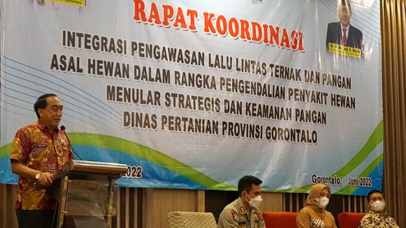 Cegah Wabah PMK, Dinas Pertanian Gorontalo Integrasi Pengawasan Lalu Lintas Ternak