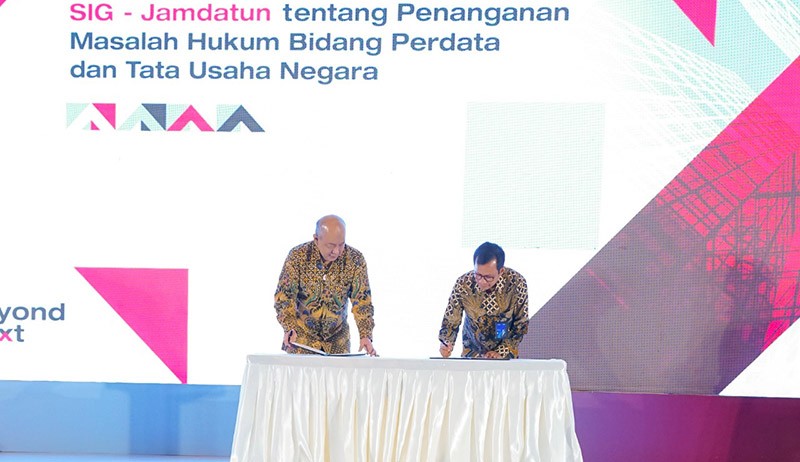 Tingkatkan Efektivitas Penanganan dan Penyelesaian Masalah Hukum, SIG Kerja Sama dengan Jamdatun - Bagian 2