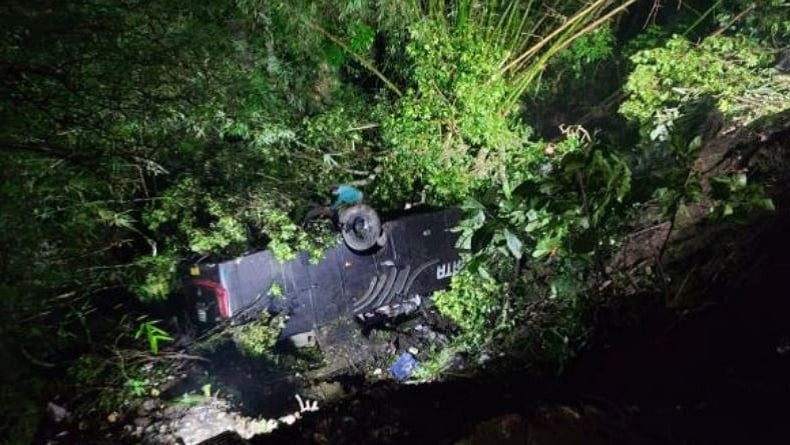 Kecelakaan Maut Bus Masuk Jurang di Tasikmalaya, 3 Orang Tewas