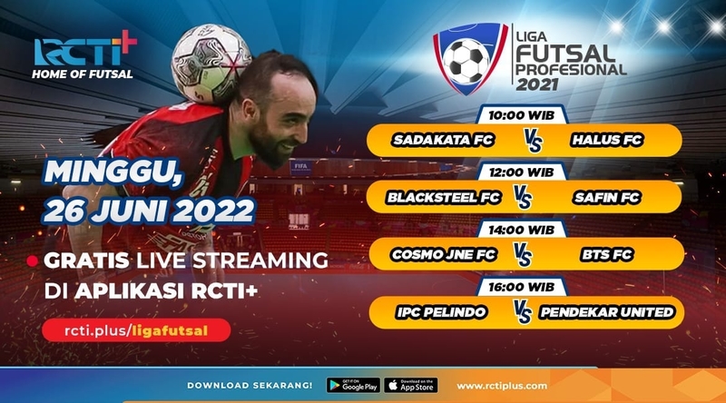 Link Live Streaming Liga Futsal Profesional Gratis Hari Ini: Ricardinho Dkk Vs IPC Pelindo
