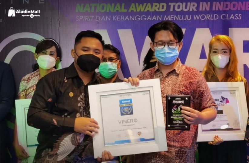 Digemari Masyarakat, Vinero Indonesia Juara Kategori Top Brand Products Winner 2022   