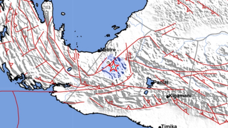Gempa Terkini Magnitudo 3,5 Guncang Nabire, Berpusat di Darat