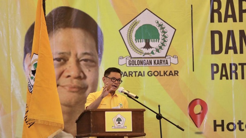 Rakerda-Pelantikan PK Golkar Kabupaten Cirebon, Menang Pemilu 2024, Airlangga Jadi Presiden