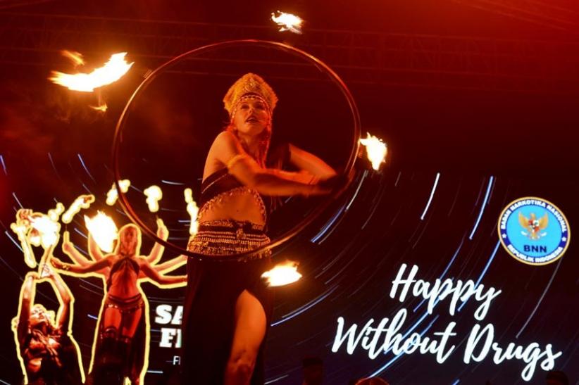  Peringatan Hari Anti-Narkotika Internasional 2022 di Bali Berlangsung Meriah - Bagian 1