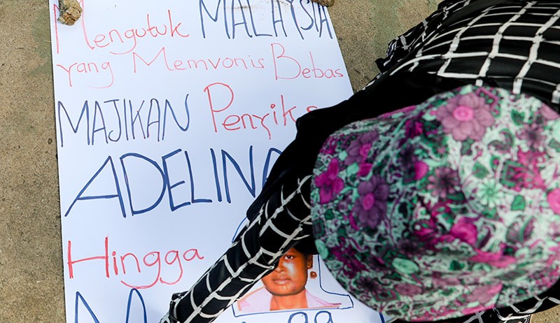 Tuntut Keadilan untuk Pekerja Adelina, Massa Datangi Kedubes Malaysia - Bagian 3