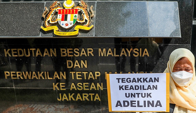 Tuntut Keadilan untuk Pekerja Adelina, Massa Datangi Kedubes Malaysia - Bagian 2