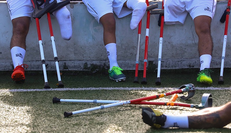 Potret Pemain Timnas Amputasi Indonesia Latihan Jelang Piala Dunia - Bagian 6