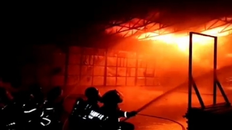 Pabrik Kayu di Magelang Terbakar, Api Muncul dari Ruang Oven