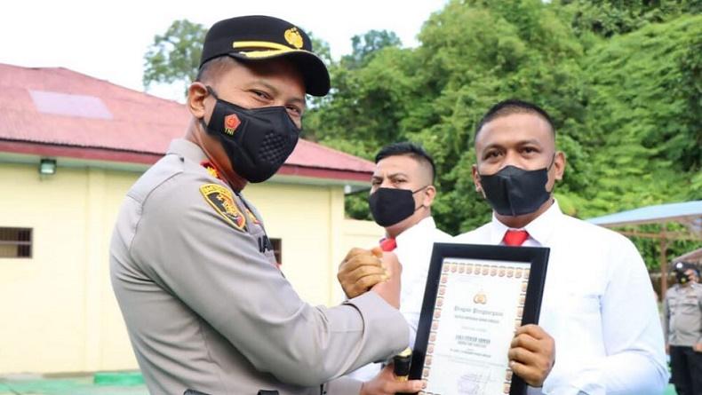 Ungkap Kasus Suami Bunuh Istri, 6 Anggota Polres Simeulue Dapat Penghargaan