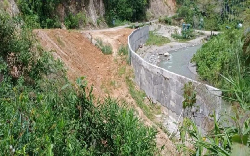 Rehabilitasi Pengaman Banjir di Panyabungan Timur Jadi Sorotan Warga