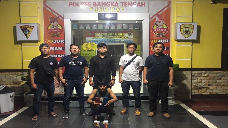 Terlibat Pencurian, Mahasiswa di Bangka Tengah Ditangkap saat Pesan Makan di Warung