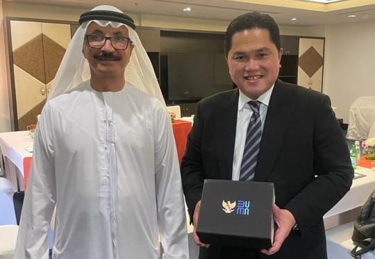 Erick Thohir Bertemu Bos Dubai Ports World Bahas Kerja Sama dengan Pelindo