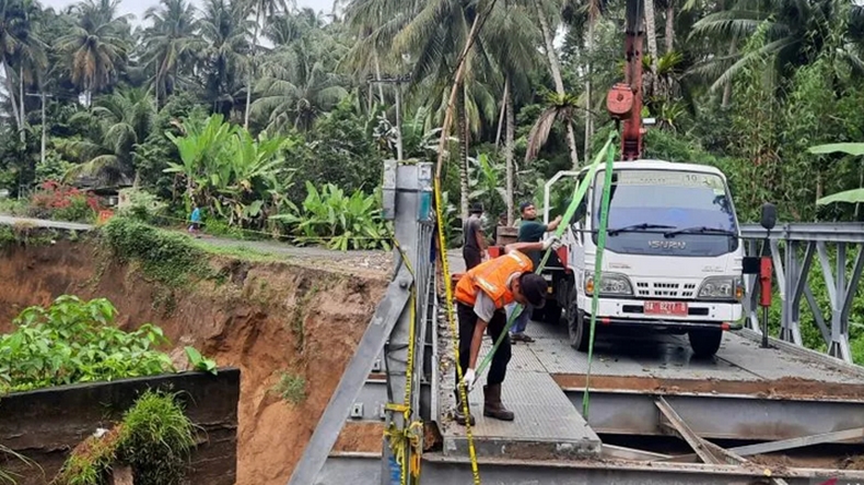 Jembatan Darurat di Padang Pariaman Akan Dibongkar, Ini Alasannya