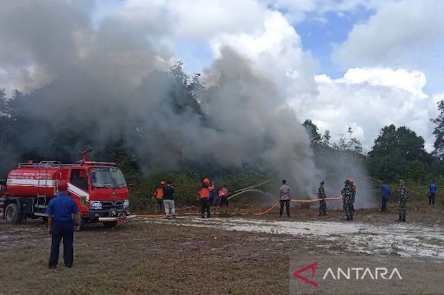 title Hadapi Ancaman Karhutla, Pemkab Barito Selatan Gelar Simulasi Pemadaman Api Hadapi Ancaman Karhutla, Pemkab Barito Selatan Gelar Simulasi Pemadaman Api