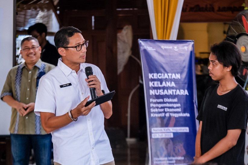 Sandiaga Uno Dorong Produk Ekraf Yogyakarta Tampil di ASEAN Tourism Forum 2023