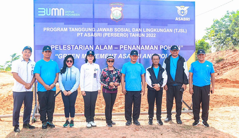 Peringati HUT ke-76 Bhayangkara, ASABRI Laksanakan Program Pelestarian Alam - Bagian 4