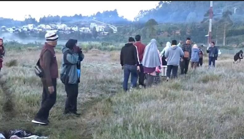  Cerita Wisatawan Lihat Fenomena Embun Es di Dataran Tinggi Dieng setelah Menanti 30 Tahun