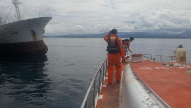 KM Cenderawasih Angkut 17 Orang Mati Mesin di Perairan Halsel, Basarnas Lakukan Pencarian
