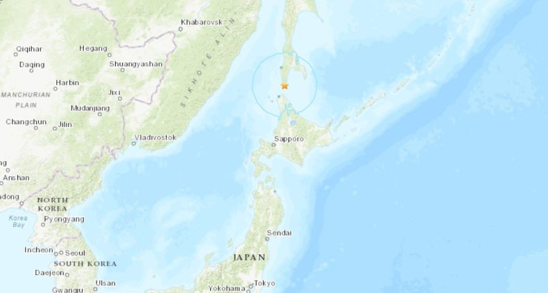 Gempa Magnitudo 5,9 Guncang Hokkaido Jepang