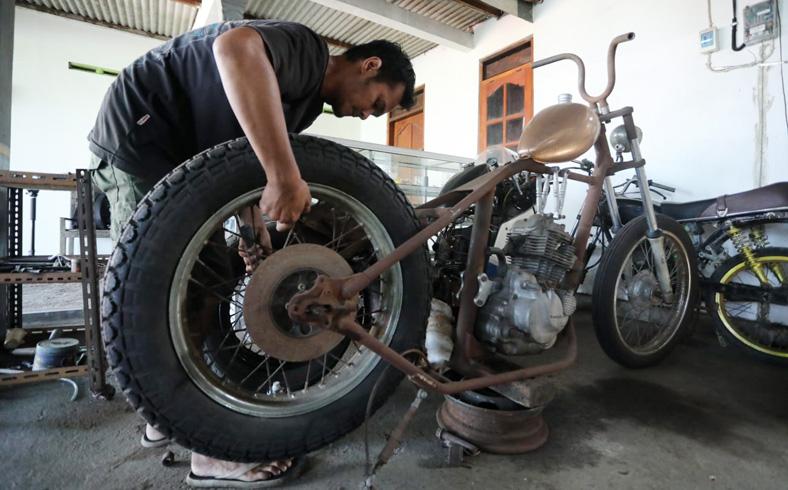  Cerita Arie Hanggara, Usaha Bengkel Custom Kembali Bangkit setelah Ikut Lapak Ganjar