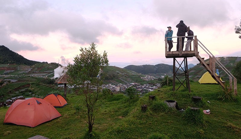Berkemah di Bukit Skuter, Menikmati Keindahan dan Dingin Dataran Tinggi Dieng - Bagian 2