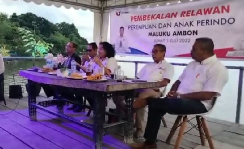 DPW Perindo Maluku Berikan Pembekalan Relawan Perempuan dan Anak 