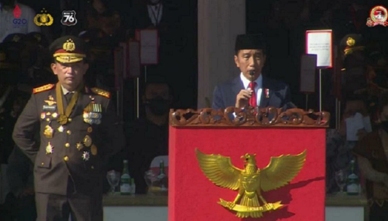 Jokowi Ingatkan Tugas Polri Masih Banyak, Penanganan Covid-19 hingga Kawal Puncak KTT G20