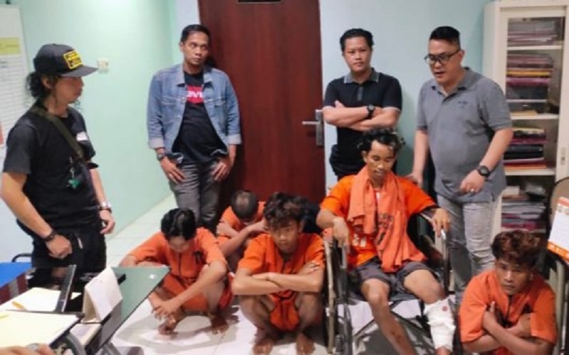 Kawanan Begal Bersenjata Tajam di Jakabaring Ditangkap, 1 Pelaku Ditembak 