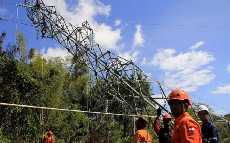Menara Sutet Roboh, Ternyata Besi Penyangga Dicuri