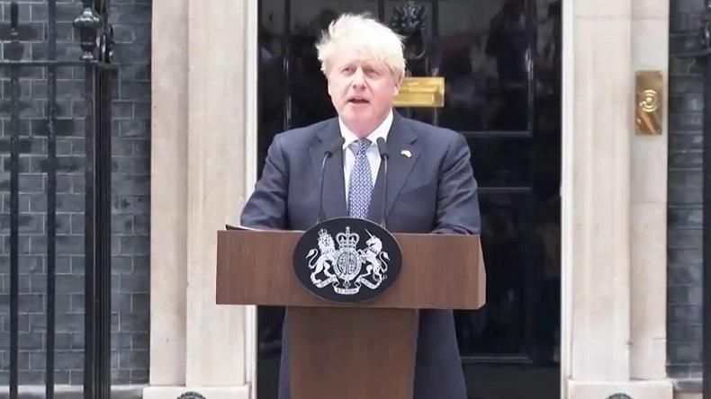Detik-Detik PM Boris Johnson Sampaikan Pidato Pengunduran Diri: Menyesal Gagal Yakinkan Parlemen