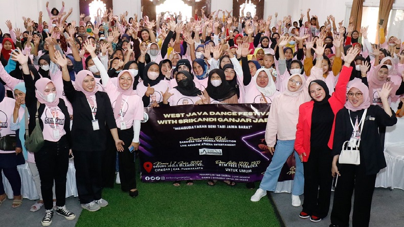 Srikandi Jabar Kenalkan Ganjar Pranowo ke Milenial lewat West Java Dance Festival 