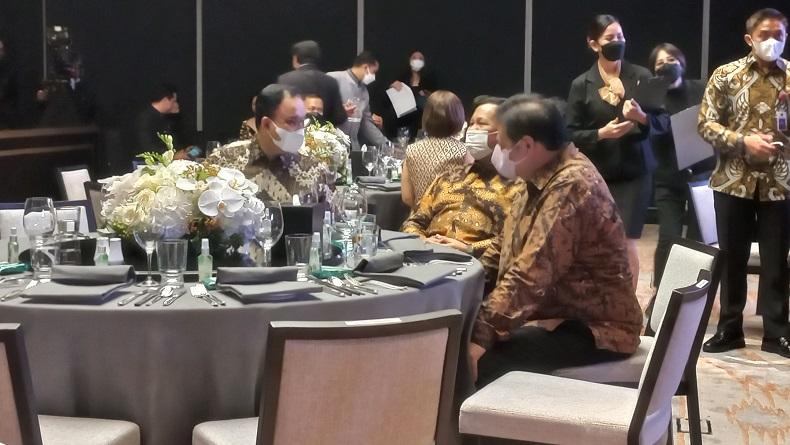 Momen Anies, Prabowo dan Airlangga Berbincang Hangat saat Opening Ceremony Park Hyatt Jakarta