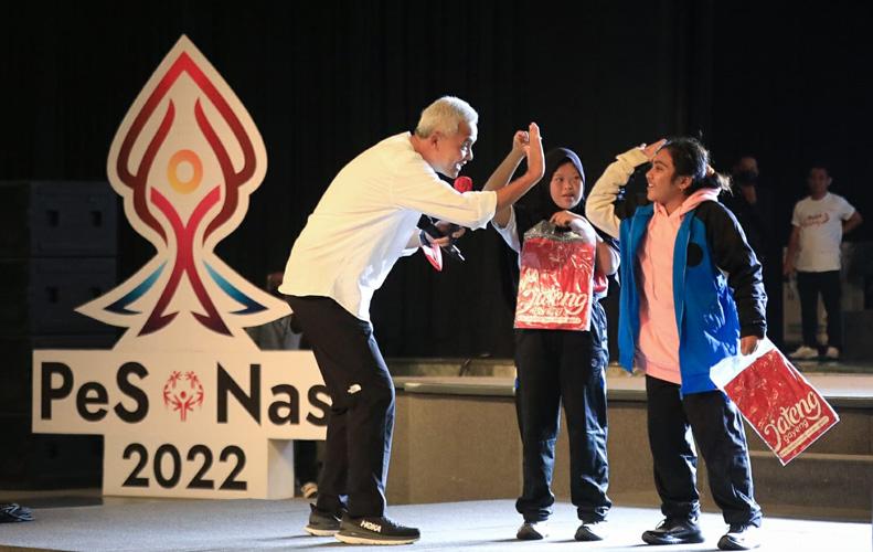 Jateng Juara Umum PeSOnas 2022, Ganjar : Saya Terharu dan Bangga