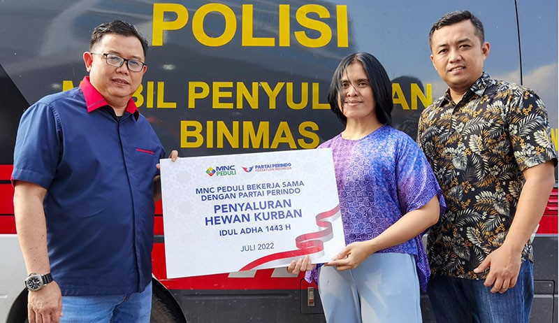 MNC Peduli Kirim Hewan Kurban ke Polres Metro Jakarta Barat - Bagian 2