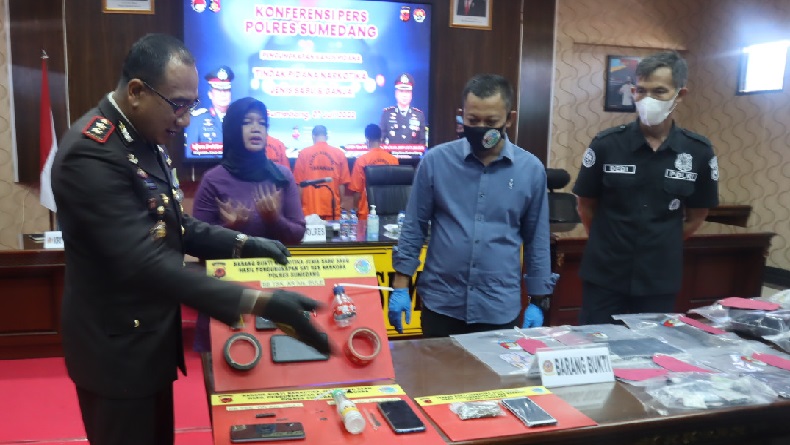 Nekat Edarkan Sabu dan Ganja, 3 Pemuda Sumedang Terancam Penjara Seumur Hidup