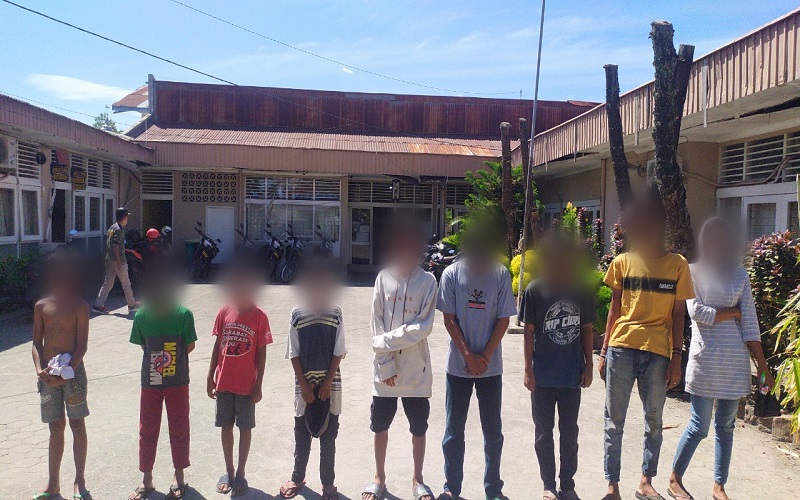 15 Anak Jalanan Resahkan Warga di Padang Terjaring Razia Satpol PP