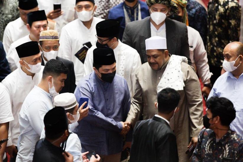 Didampingi Sejumlah Menteri, Presiden Jokowi Salat Idul Adha di Masjid Istiqlal - Bagian 7