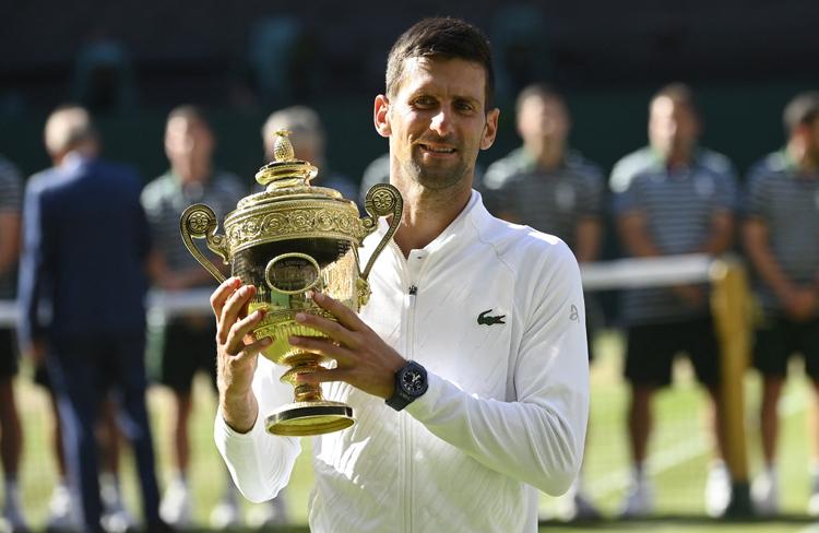 Hasil Wimbledon 2022: Novak Djokovic Juara usai Gilas Nick Kyrgios, Rebut Titel Grand Slam Ke-21