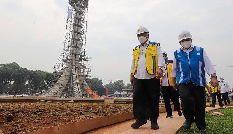 Menteri Basuki Cek Progres Revitalisasi Taman Mini Indonesia Indah - Bagian 1