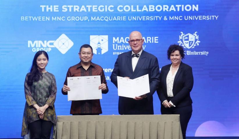 Macquarie University, MNC Group dan MNC University Jalin Kerja Sama untuk Bangun Dunia Pendidikan