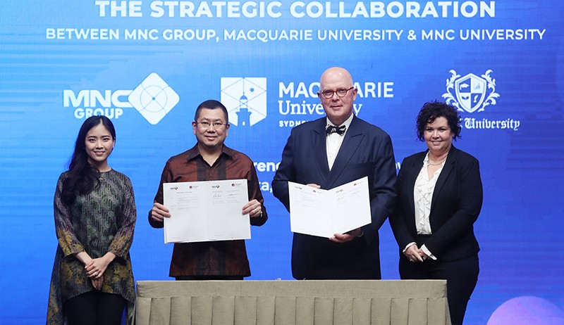 MNC Group dan MNC University Kerja Sama dengan Macquarie University