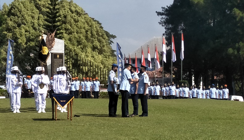 Pimpin Sertijab di Dansesko AU di Lembang KBB, Ini Pesan KSAU ke Komandan Baru