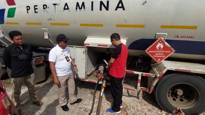 Negara Rugi Rp8 Miliar per Bulan akibat Penyalahgunaan LPG 20 Ton di Patokbeusi Subang