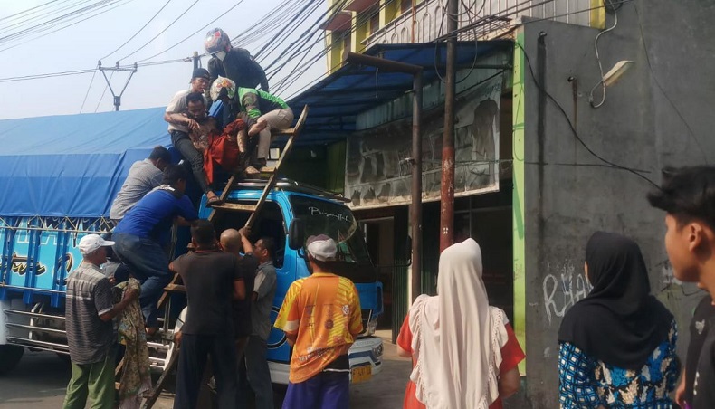 Pekerja Bangunan di Bogor Nyaris Tewas Kesetrum