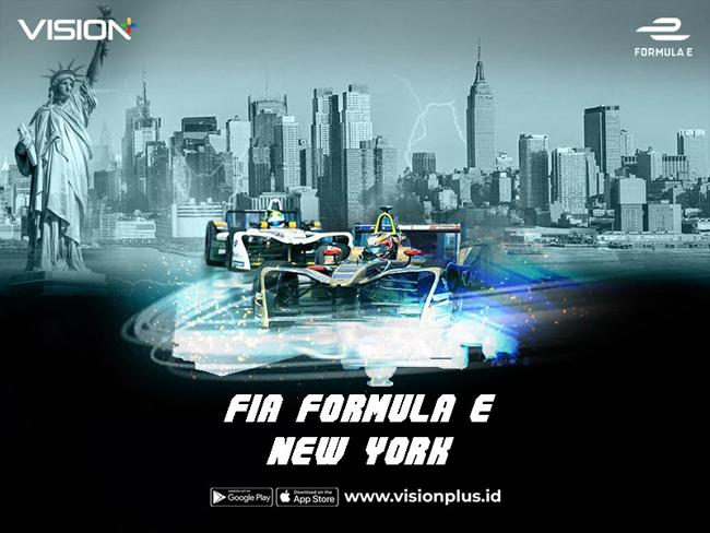 FIA Formula E New York 2022, Saksikan Live di Vision+!