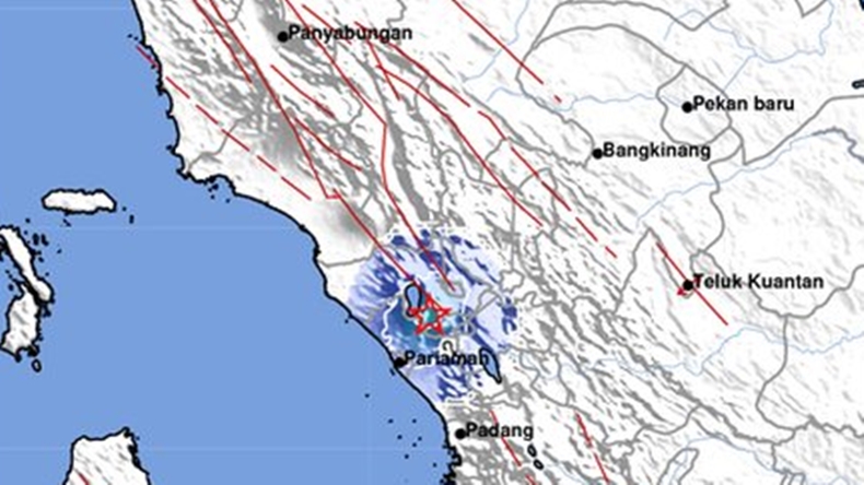 Gempa Terkini Magnitudo 3,9 Guncang Bukittinggi Sumbar