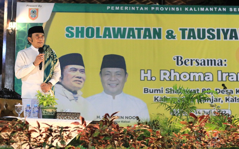 Raja Dangdut Rhoma Irama Isi Tausiah di Kalsel, Ingatkan Amal Ibadah Selama Setahun