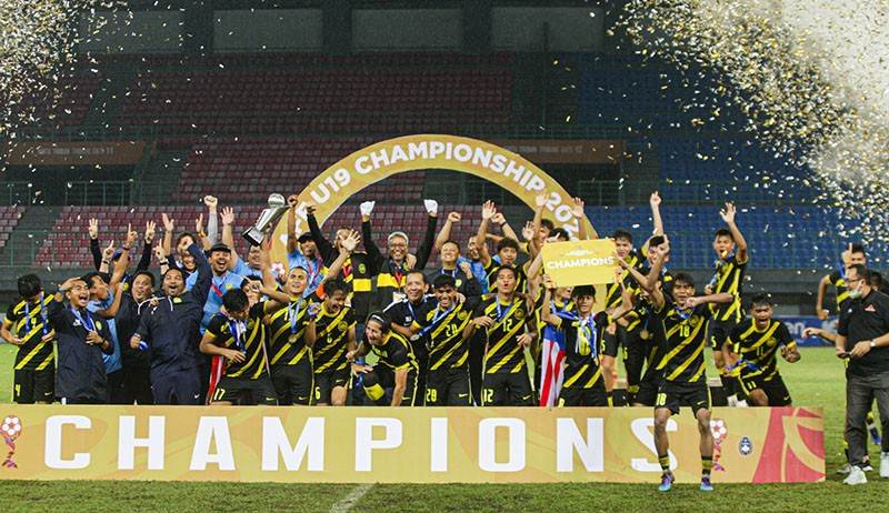 Ekspresi Kemenangan Timnas Malaysia Juara Piala AFF U-19 2022 - Bagian 1